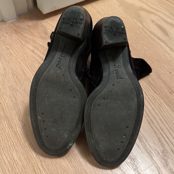 Paul Green Black Suede Booties - Picture 3 of 5